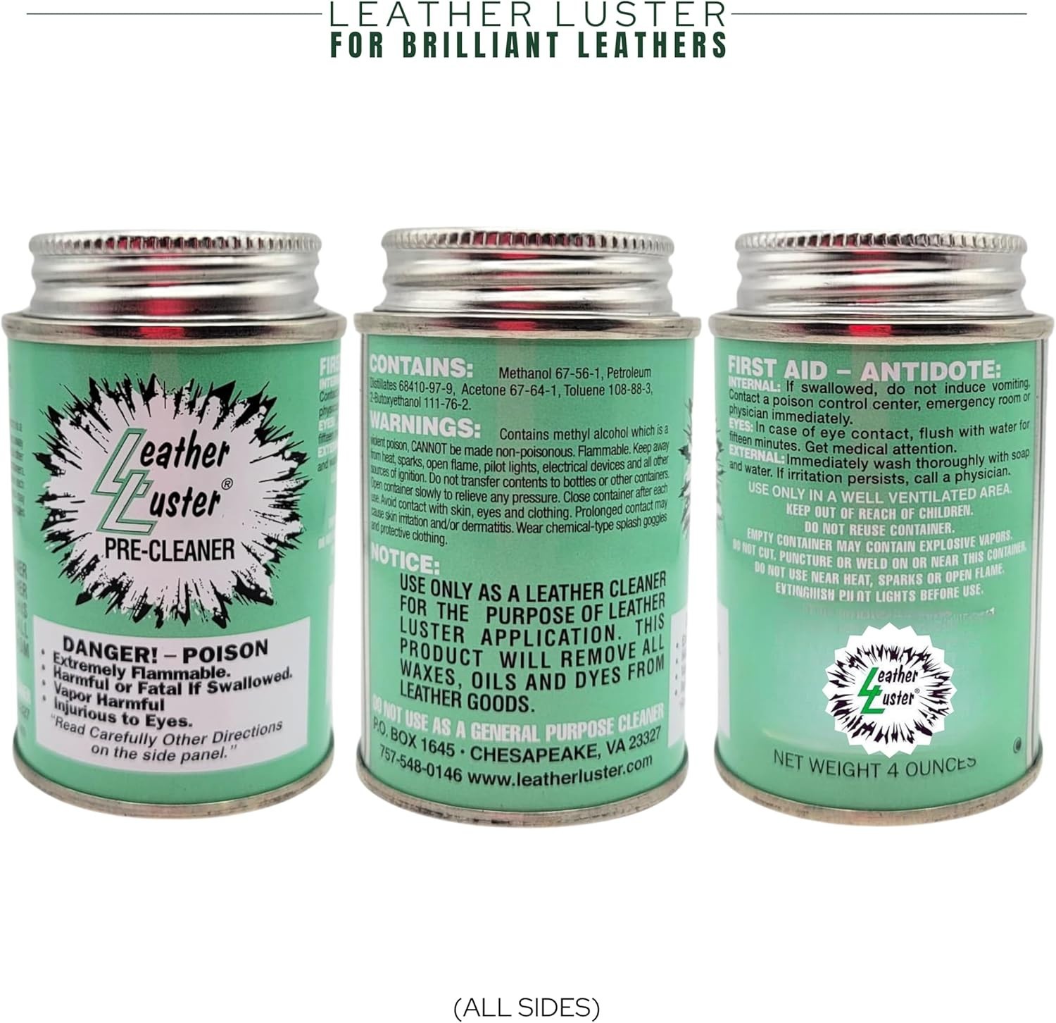 Easy-to-Use 12oz Leather Polish & Conditioner – Restore Your Leather Today!