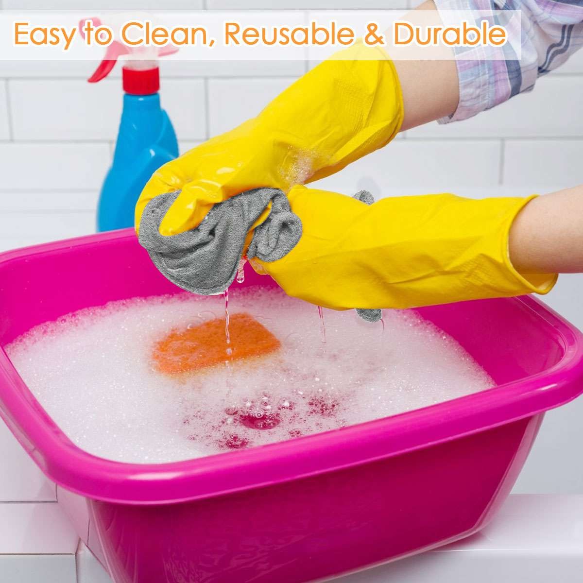 1-10 Thickened Magic Cleaning Cloth Streak Free Microfiber Cleaning Rag Reusable