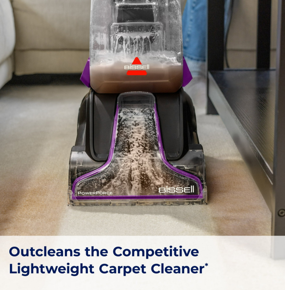 BISSELL PowerForce PowerBrush Pet Carpet Cleaner Machine with Formula 3938 – New