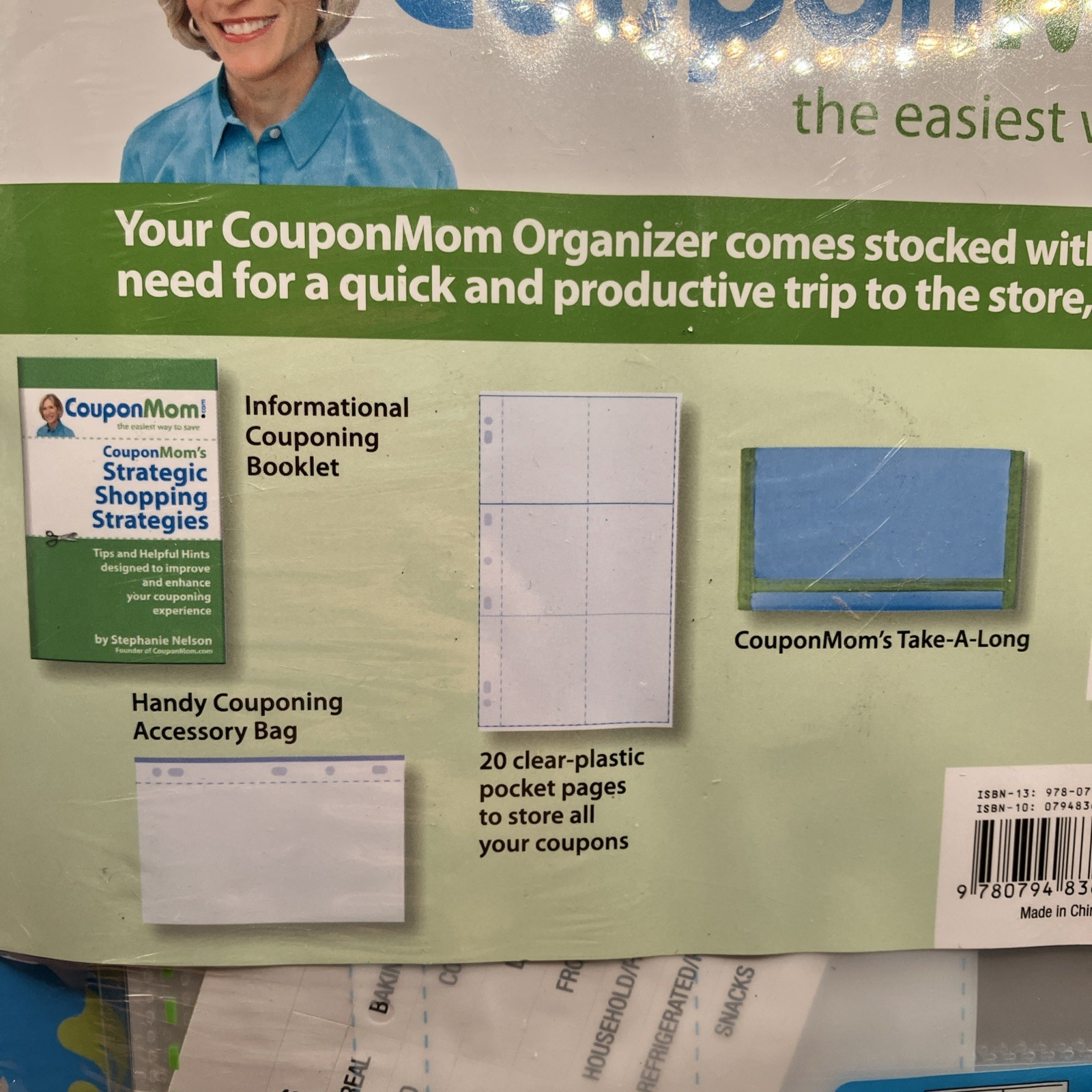 Coupon Mom The Ultimate Coupon Organizer NEW sealed Pad Take Along Pouch Holder