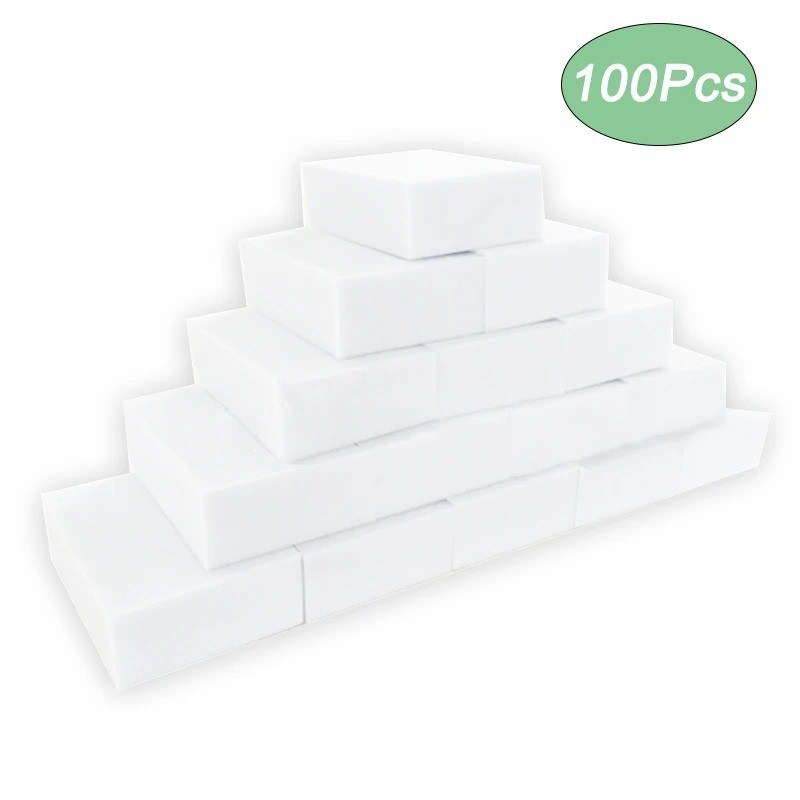100Pcs Magic Sponge Eraser Melamine Washing Thick Remover Cleaning Foam Home