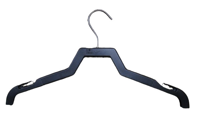 Nike Plastic Heavy Duty 16″ Width Clothes Dress Gown Coat Hanger w/Notches Black