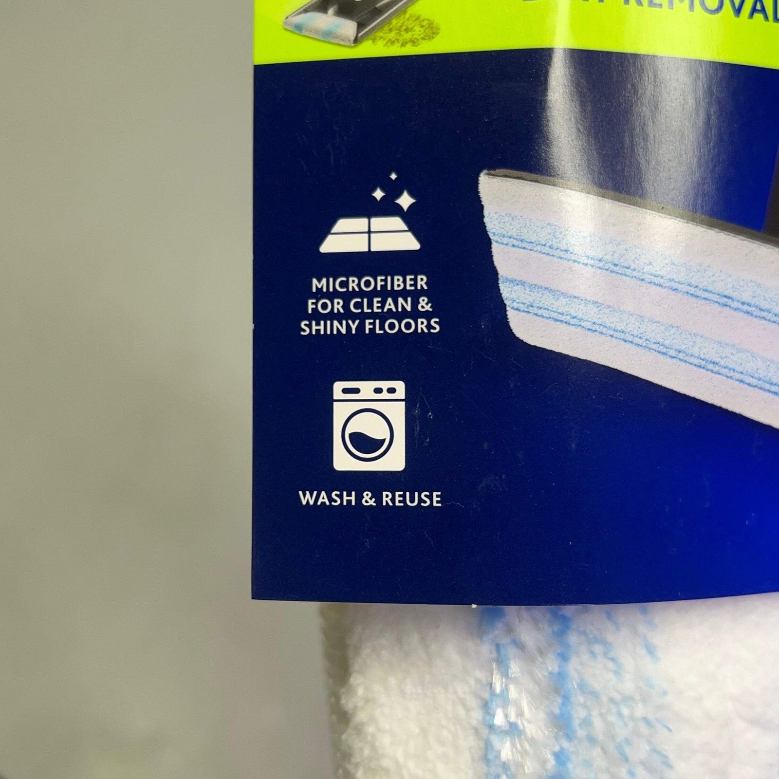O-CEDAR (2 PACK, 2 HEADS EACH) H2prO Mop Heads 9.25″ x 4.38″ White 26-231