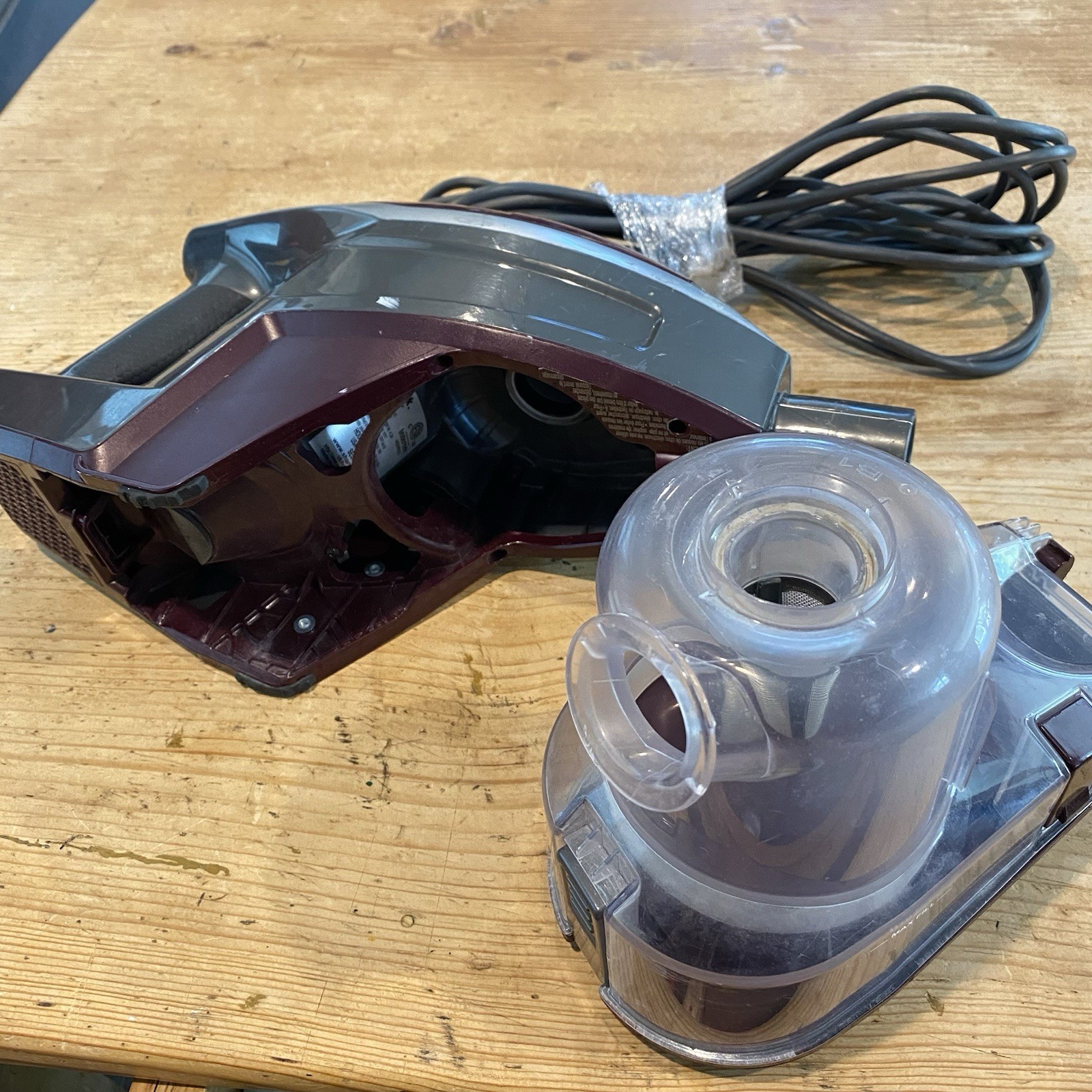 Shark Rocket True Pet Vacuum HV320 Motorhead Body Assembly OEM Replacement Part