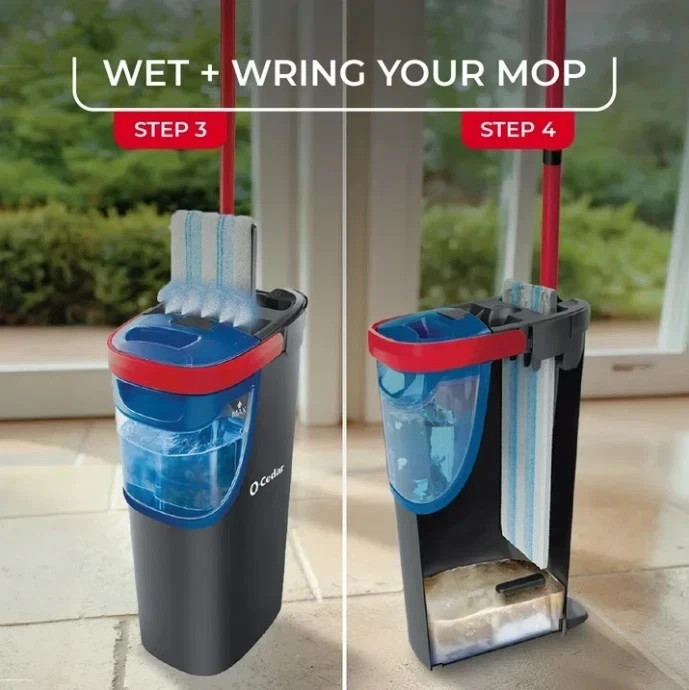 O-Cedar H2prO Microfiber Flat Mop System