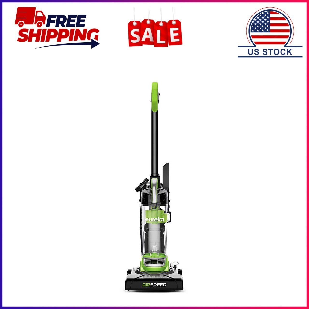 Eureka Airspeed Bagless Upright Vacuum Cleaner, NEU100