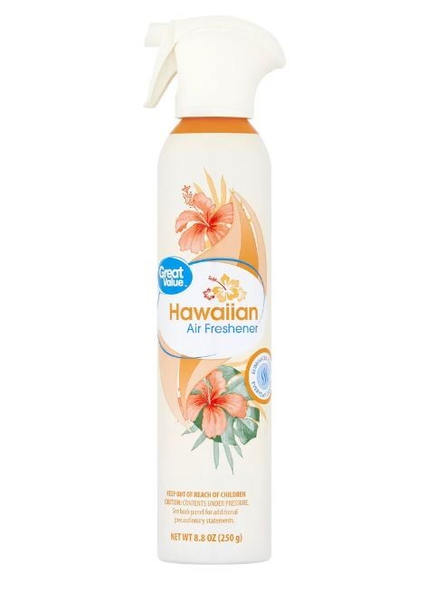 Lot of 3 Great Value Air Freshener Simple Trigger Spray Hawaiian 8.8 oz Each