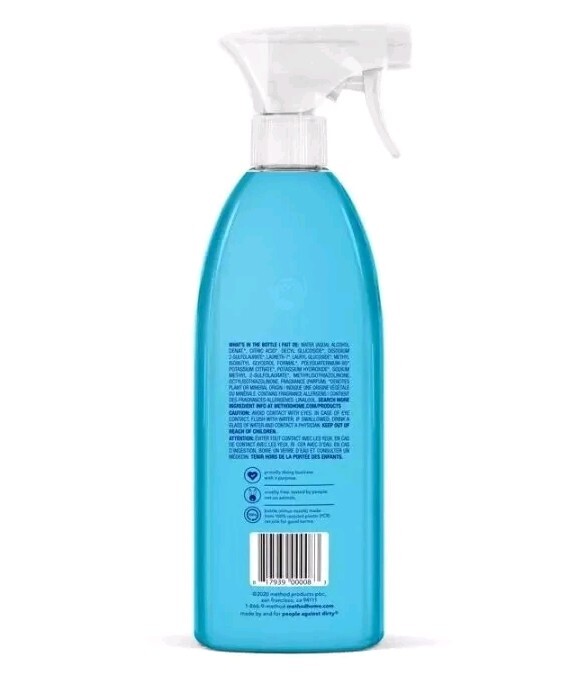 Method Bathroom Cleaner Eucalyptus Mint Cleans Soap Scum Mildew & Mold 28oz.263