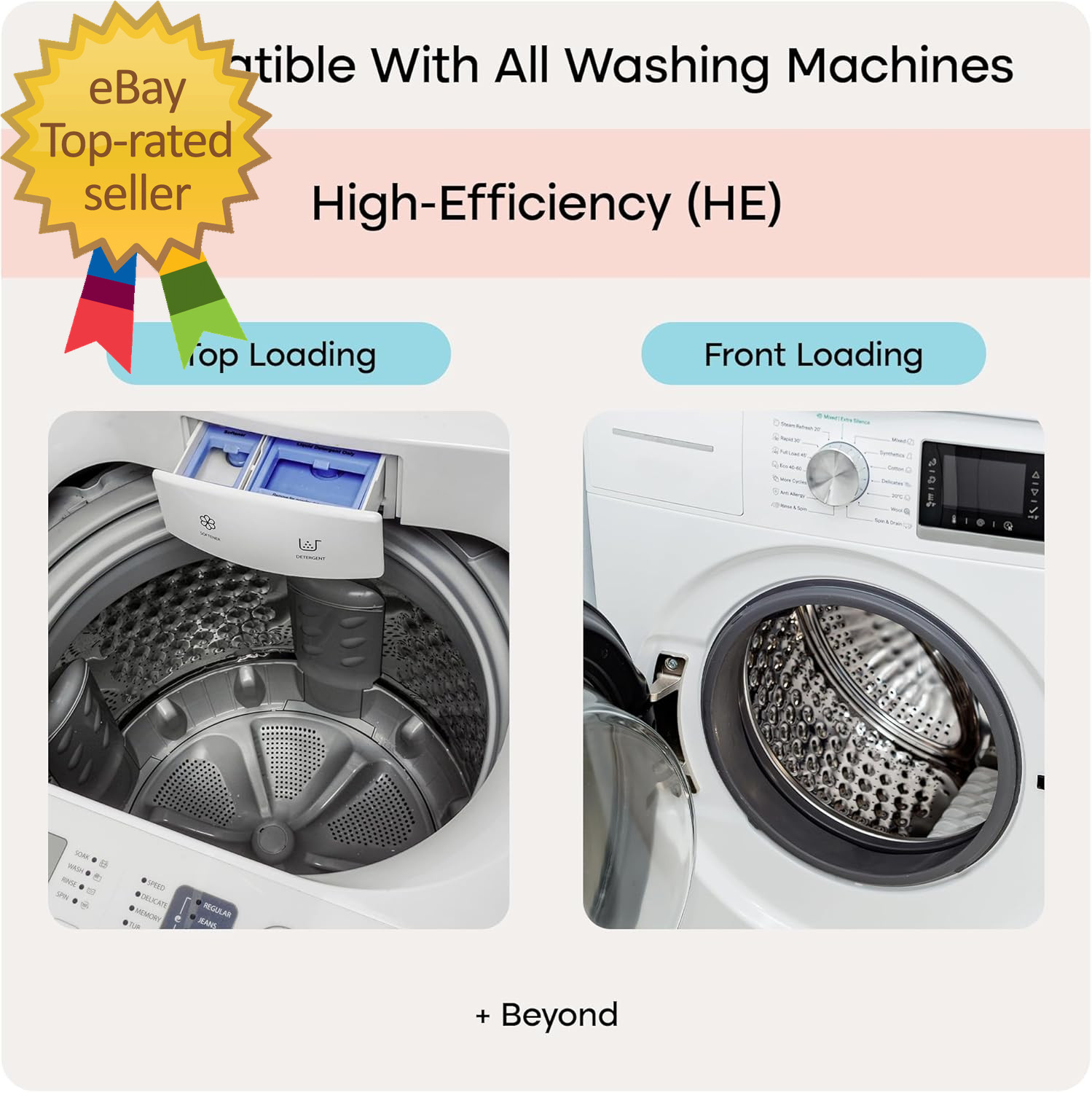 Washing Machine Cleaner Tablets – 24 Pack for a 12 Month Supply Formulated