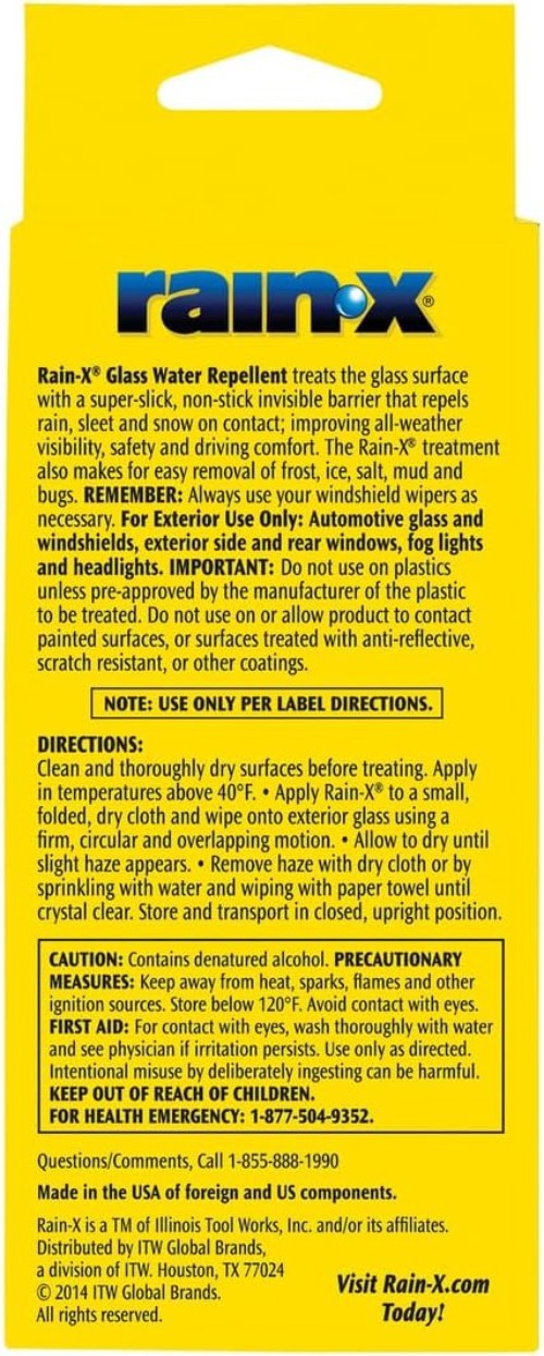 3.5 Oz. Streak-Free Windshield Treatment Spray for Ultimate Glass Protection