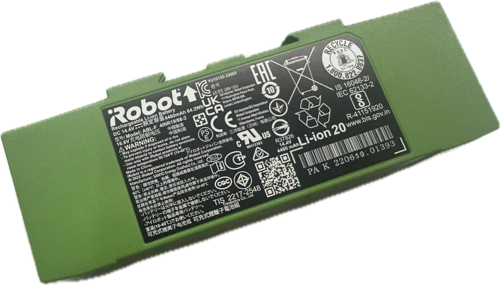 Authentic Roomba J9 J8 J7 High Capacity Battery i6 i7 i8 4460mah ABL-F