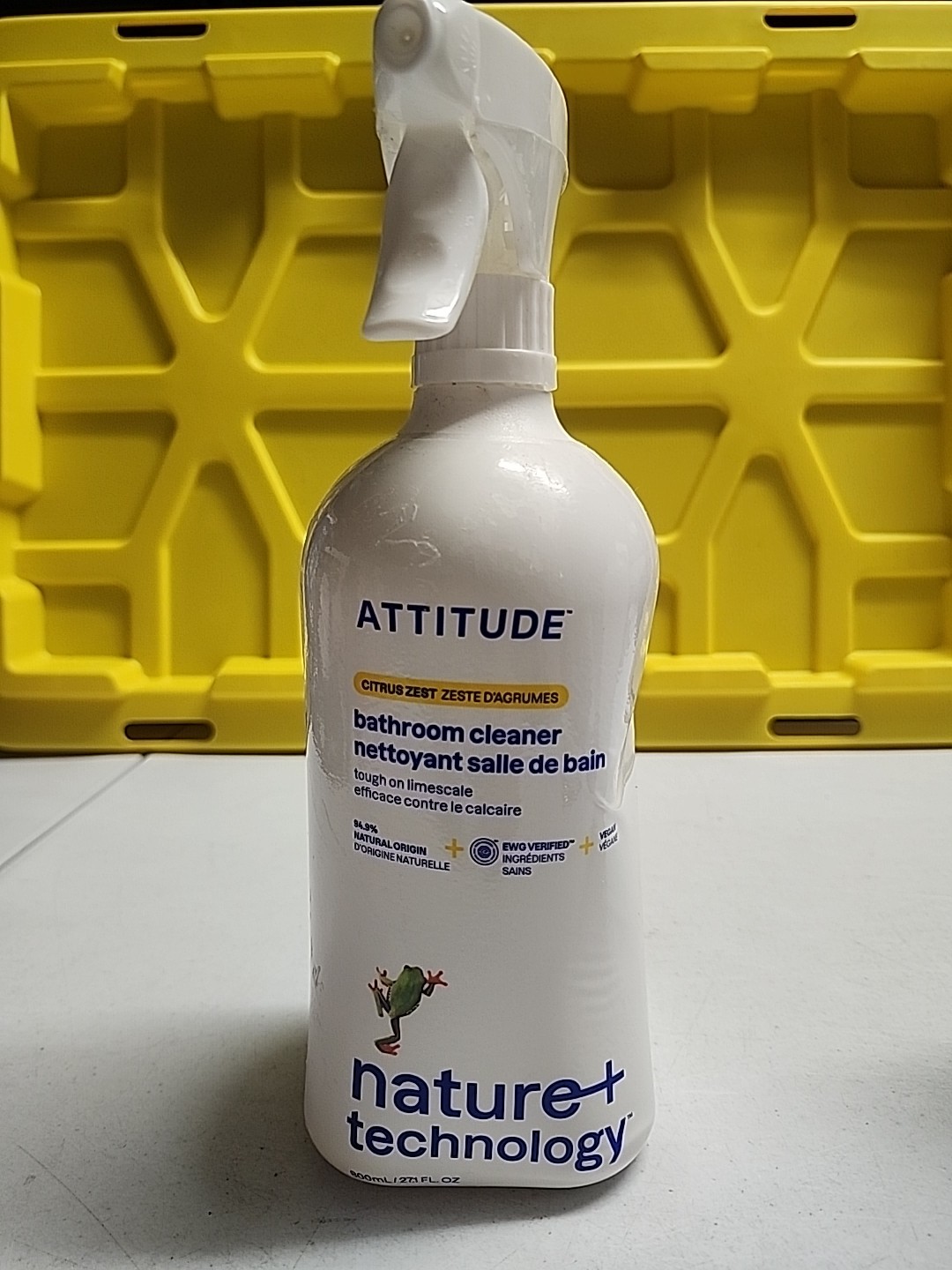 ATTITUDE Bathroom Cleaner, EWG Verified, Plant- and 27.1 Fl Oz (Pack of 1)