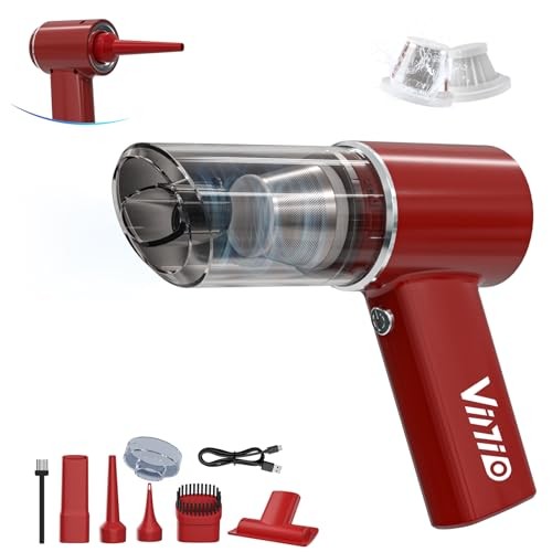 8000mAh Cordless Car Vacuum Cleaner, 80W High Power Handheld Vacuum with