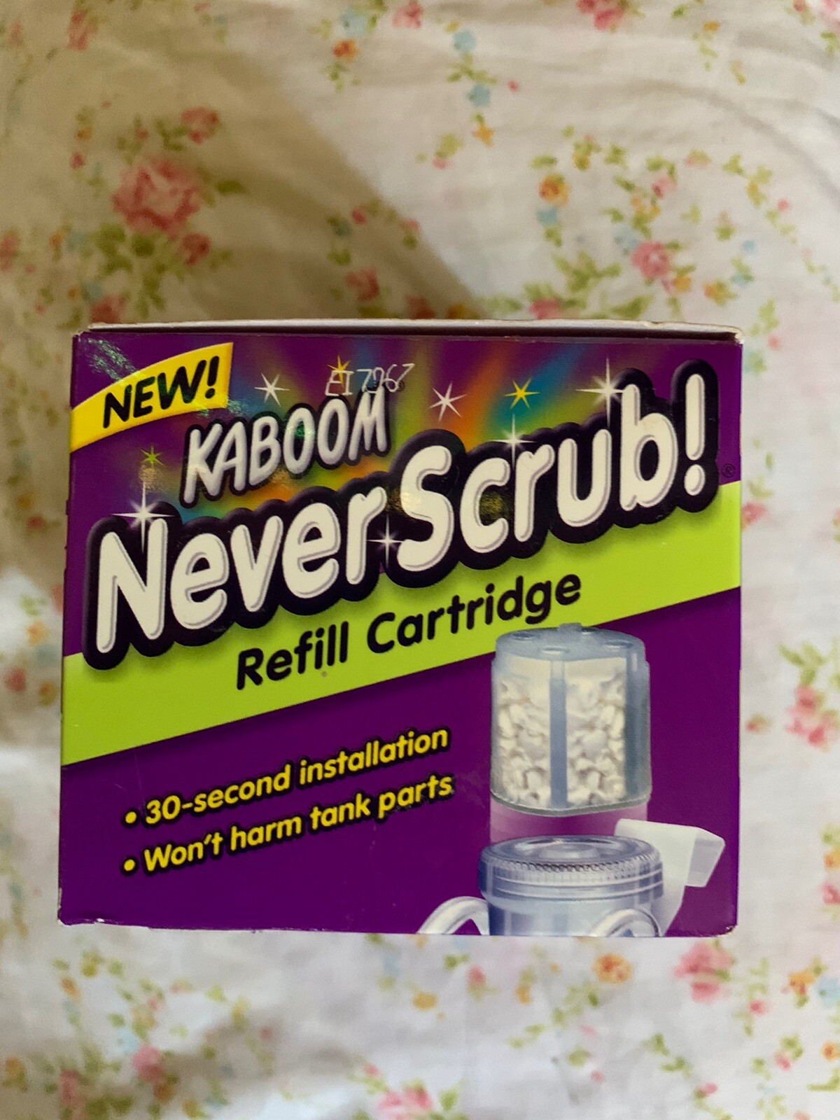 New Kaboom Never Scrub Refill Drop In Cartridge 1.65 oz Discontinued HTF