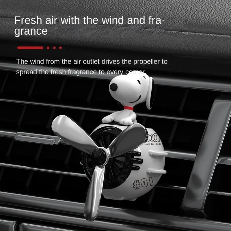 Snoopy car air Freshener Aromatherapy Fragrance Piece Decoration Perfume Clip