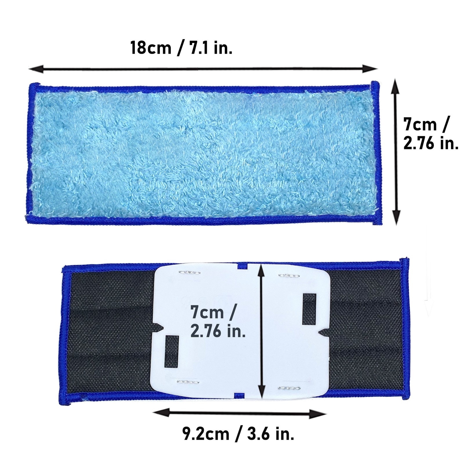 MaximalPower Washable Reusable Wet Dry Mop Pads For Jet 240 iRobot Braava Vac