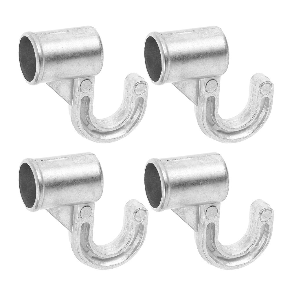 Pot Hooks Silver for Homeowners Space Saving 4Pcs 1.97X1.77X0.75In