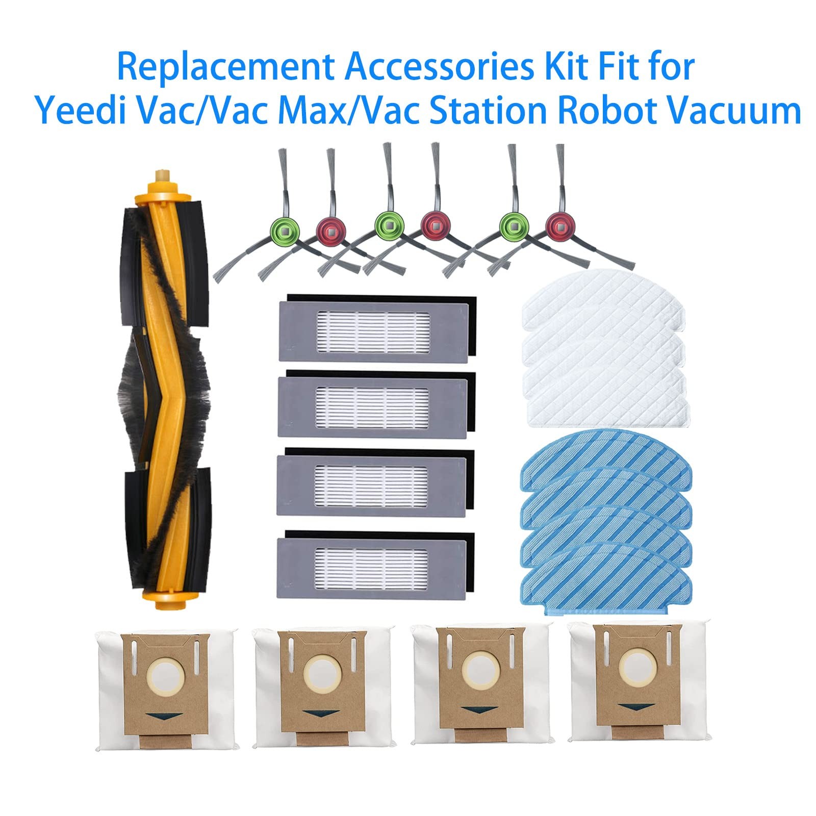 23-Pack Accessories Kit for Vac 2 Pro/Vac/Vac Max/Station Robot Vacuum