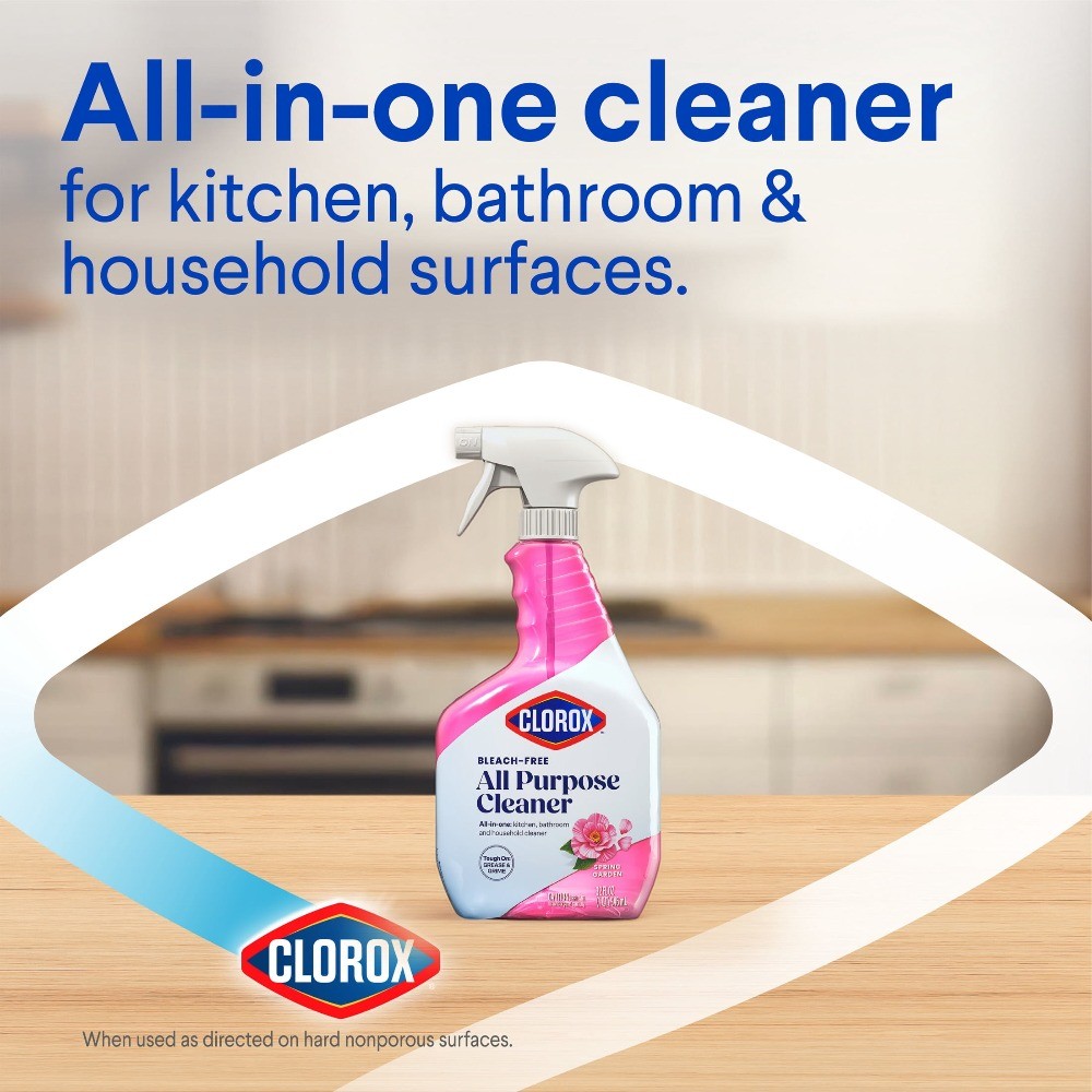 Clorox All Purpose Cleaner, Bleach Free, Spring Garden, 32 fl oz