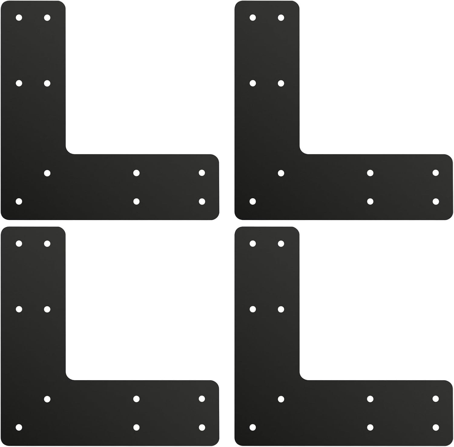 4 Pcs Post to Beam Connector, 10*10 Inch Timber Brackets for 4�4, 6×6 with