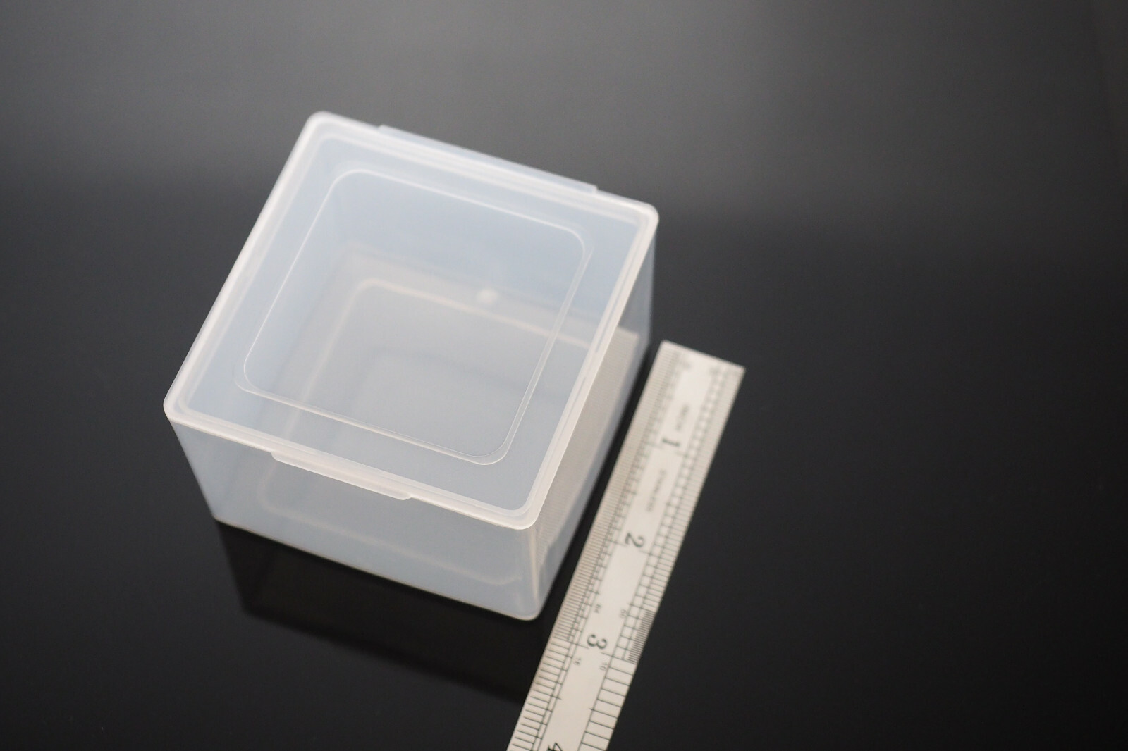 4PCS Square Plastic Storage Container Box DIY Coins Screws Jewelry Charms Travel