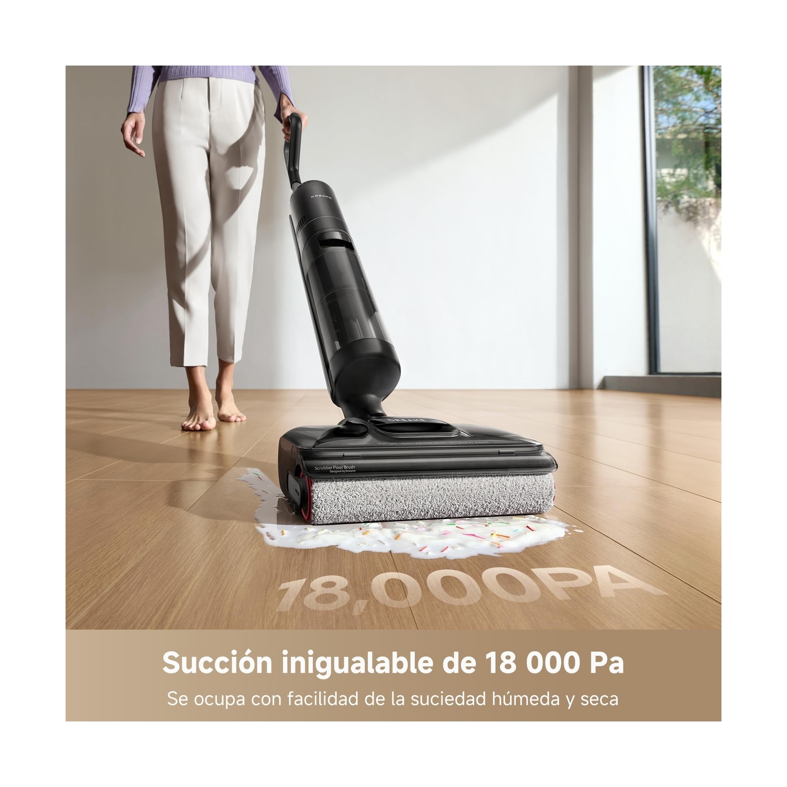 DREAME H12 Pro FlexReach Wet Dry Vacuum Cleaner, 0 Tangle Cordless Vacuum Mop…
