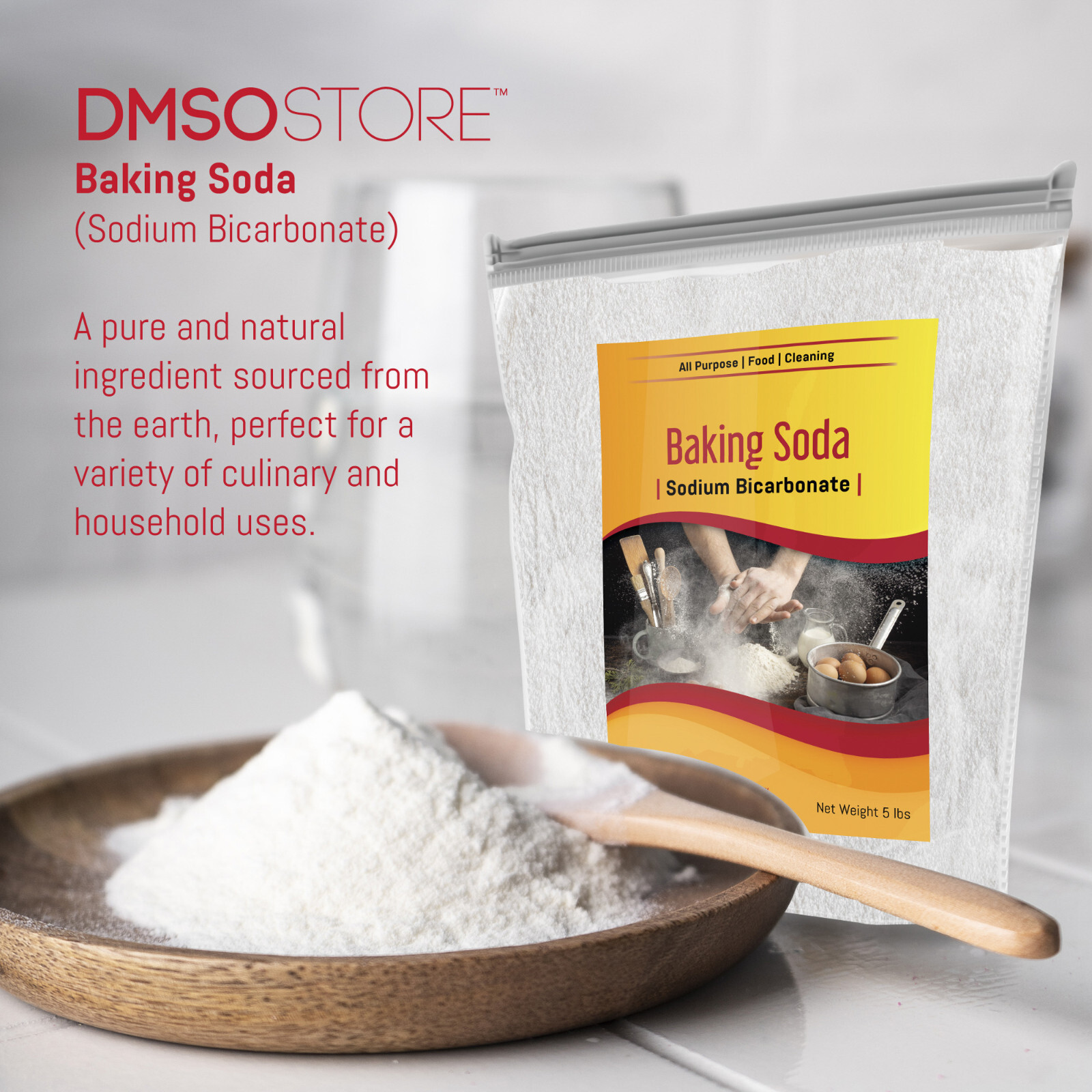 Baking Soda 10 lb. Pure Sodium Bicarbonate