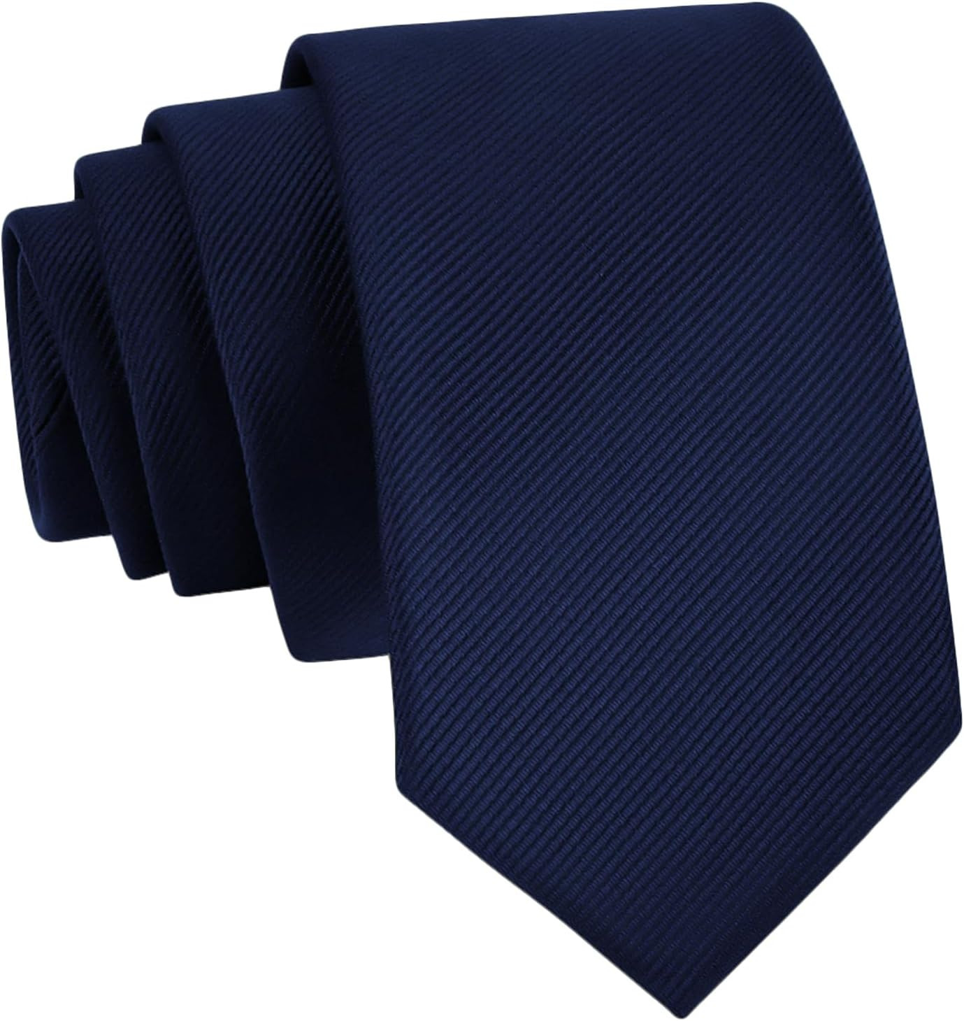 Men’S Ties Classic Solid Pure Color 3.15″ (8CM) Mens Necktie, Premium Formal Bla
