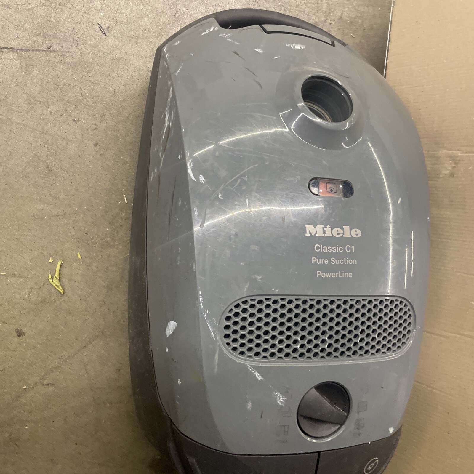 Miele Classic C1 Powerline Pure Suction Canister Vacuum Cleaner, Graphite Grey