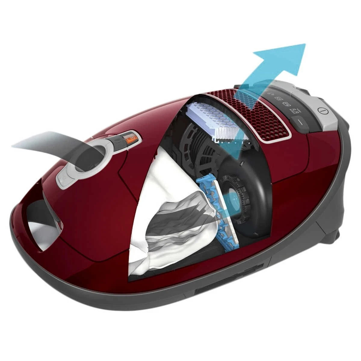 Miele Complete C3 Canister Vacuum Cleaner Red