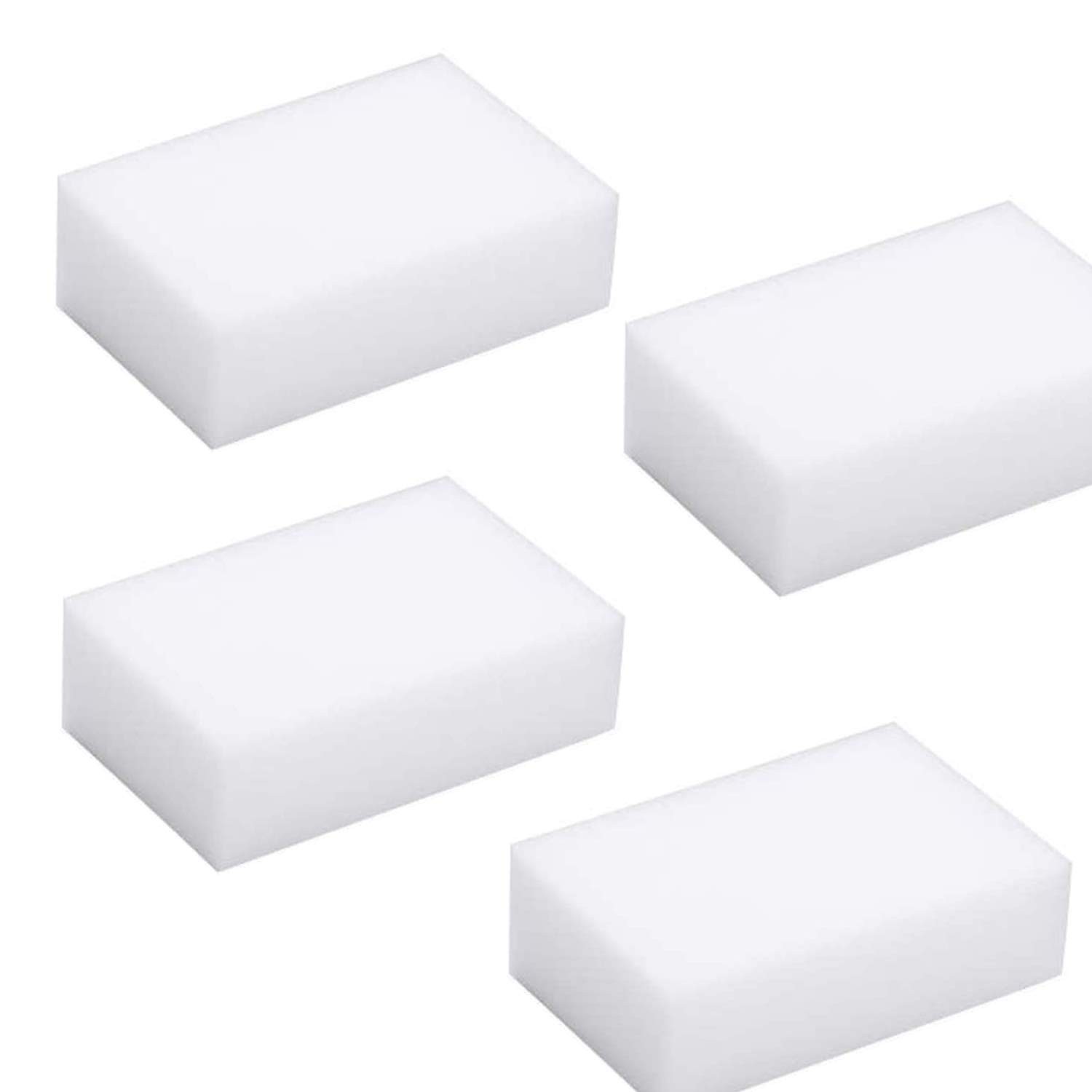 10Pcs Melamine Sponge, Deep Cleaner, Shoe Mark Eraser, White