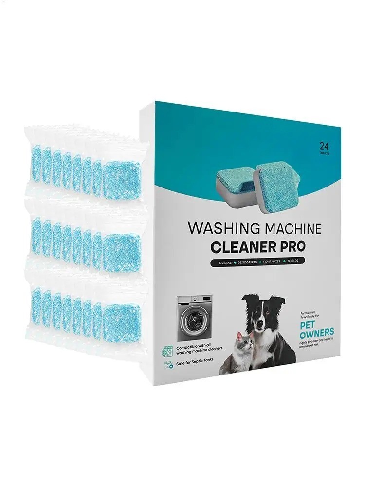Uproot Clean Washing Machine Cleaner Tablets – 24 Pack for a 12 Month Supply. Fo