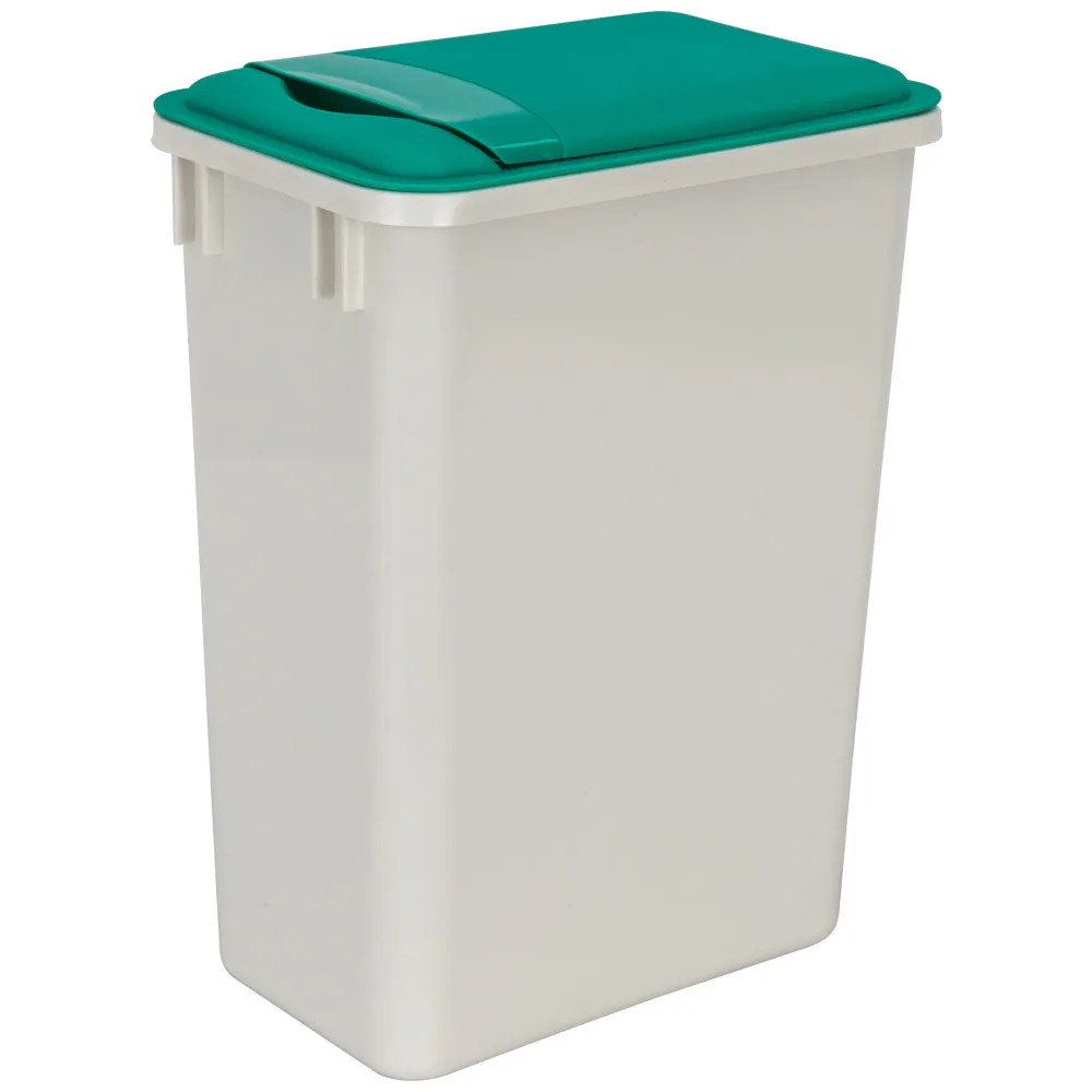 Hardware Resources 35 Qt Plastic Waste Container, Green (Lid Only)