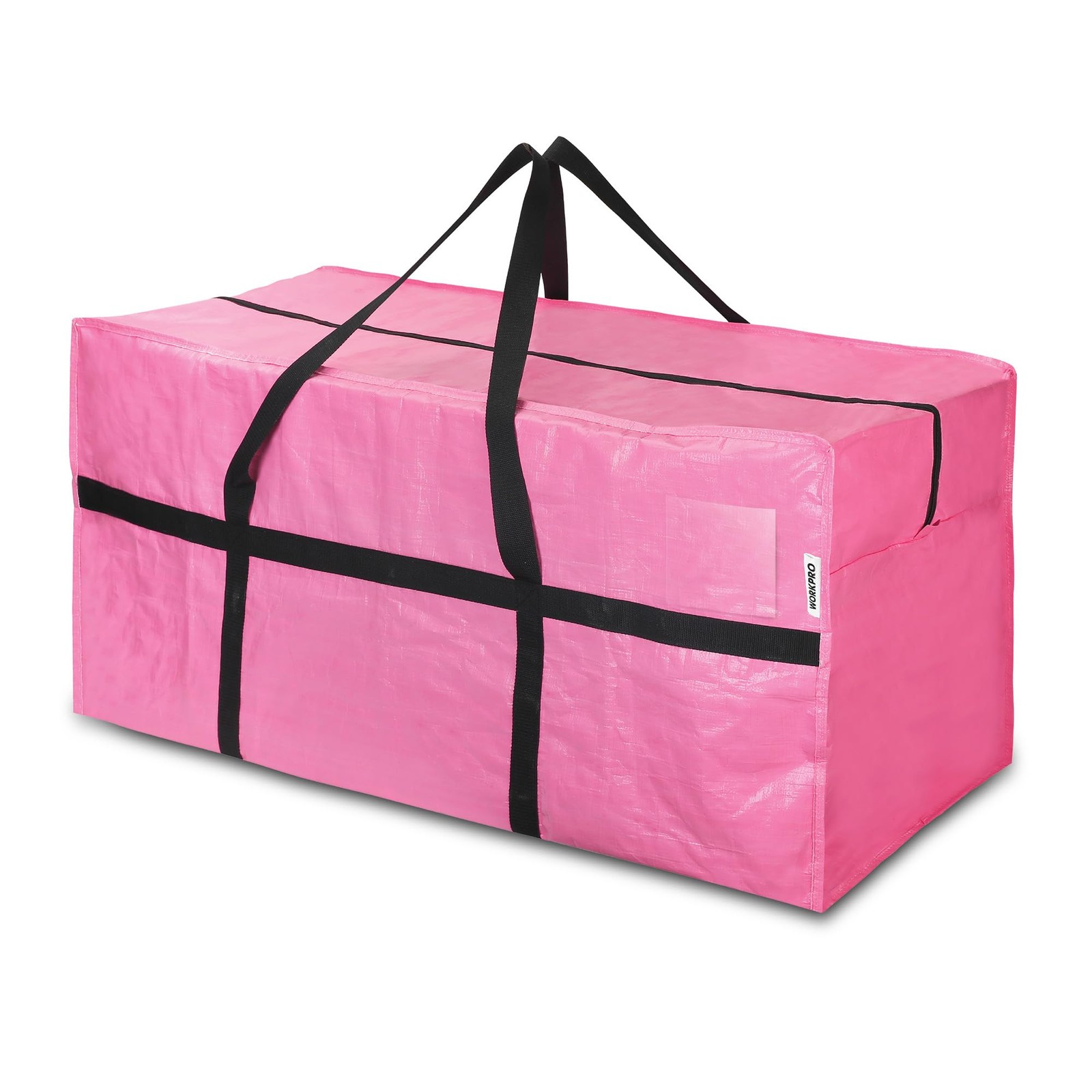 WORKPRO 66 Gallon Heavy-Duty Extra Large Moving Bags with Zippers Carry Handles