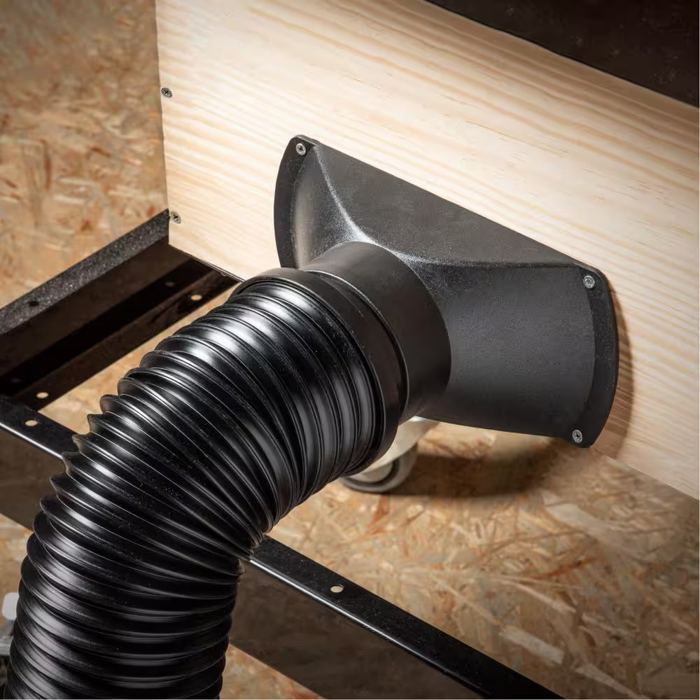 POWERTEC 4 Inch Flexible Dust Collection Hose and Fittings Kit (70207)