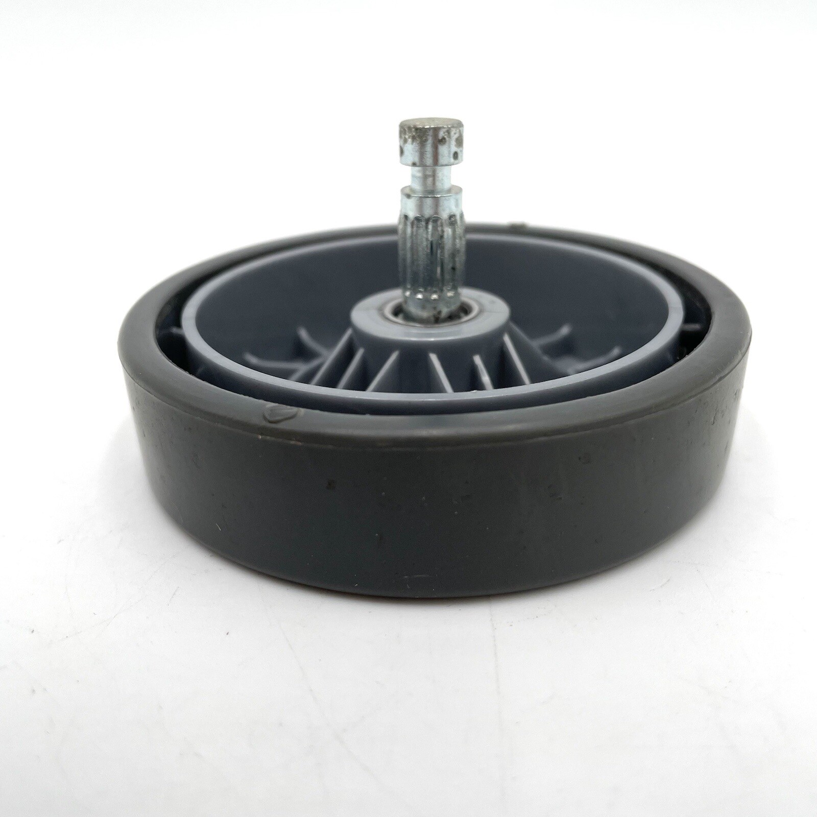 SHARK NV42 NV70 NV71 UV420 NV60 NV141 LEFT OR RIGHT WHEEL W/ PIN OEM PART GRAY