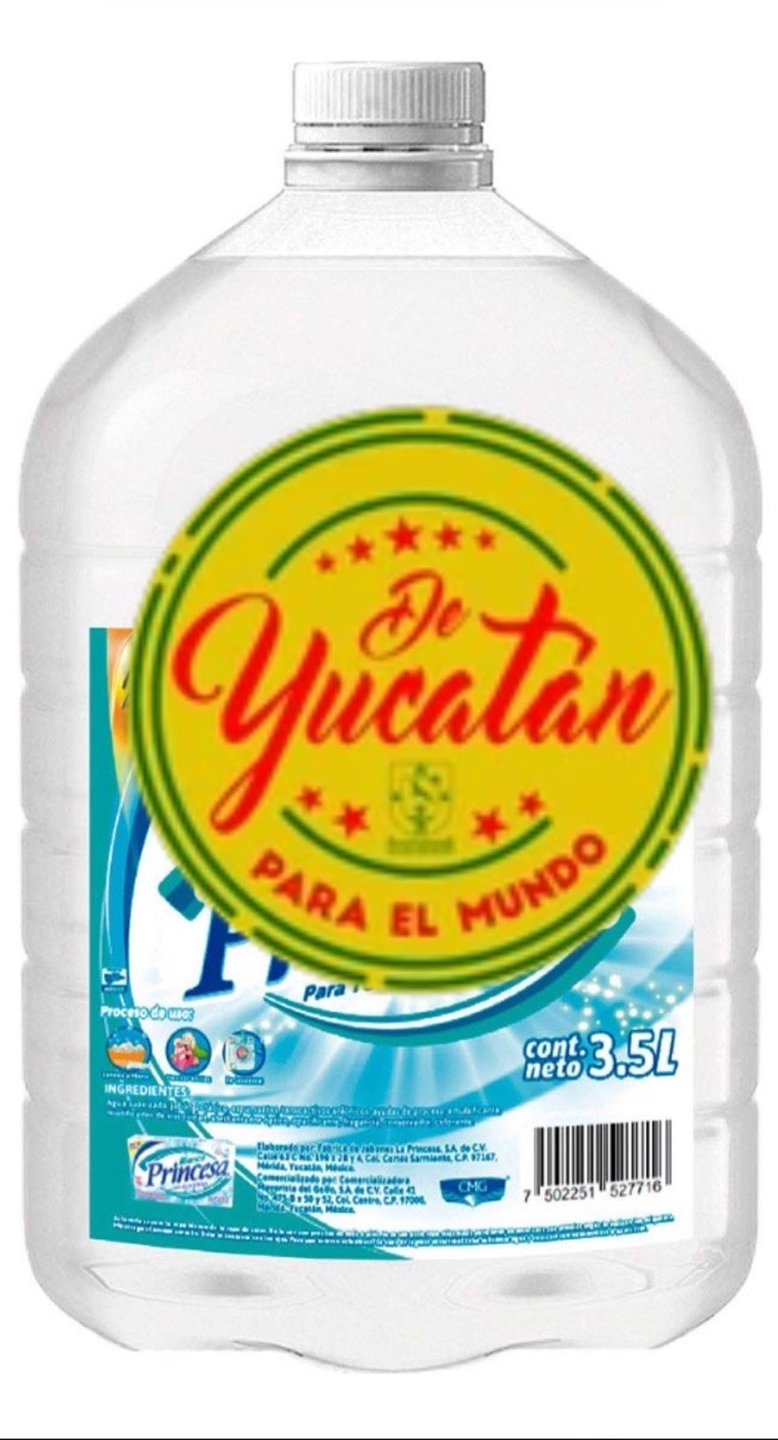 2 Pack PRINCESA JABON BLANCO LIQUIDÓ LAUNDRY DETERGENT – 2 Pack 3.5L C/U
