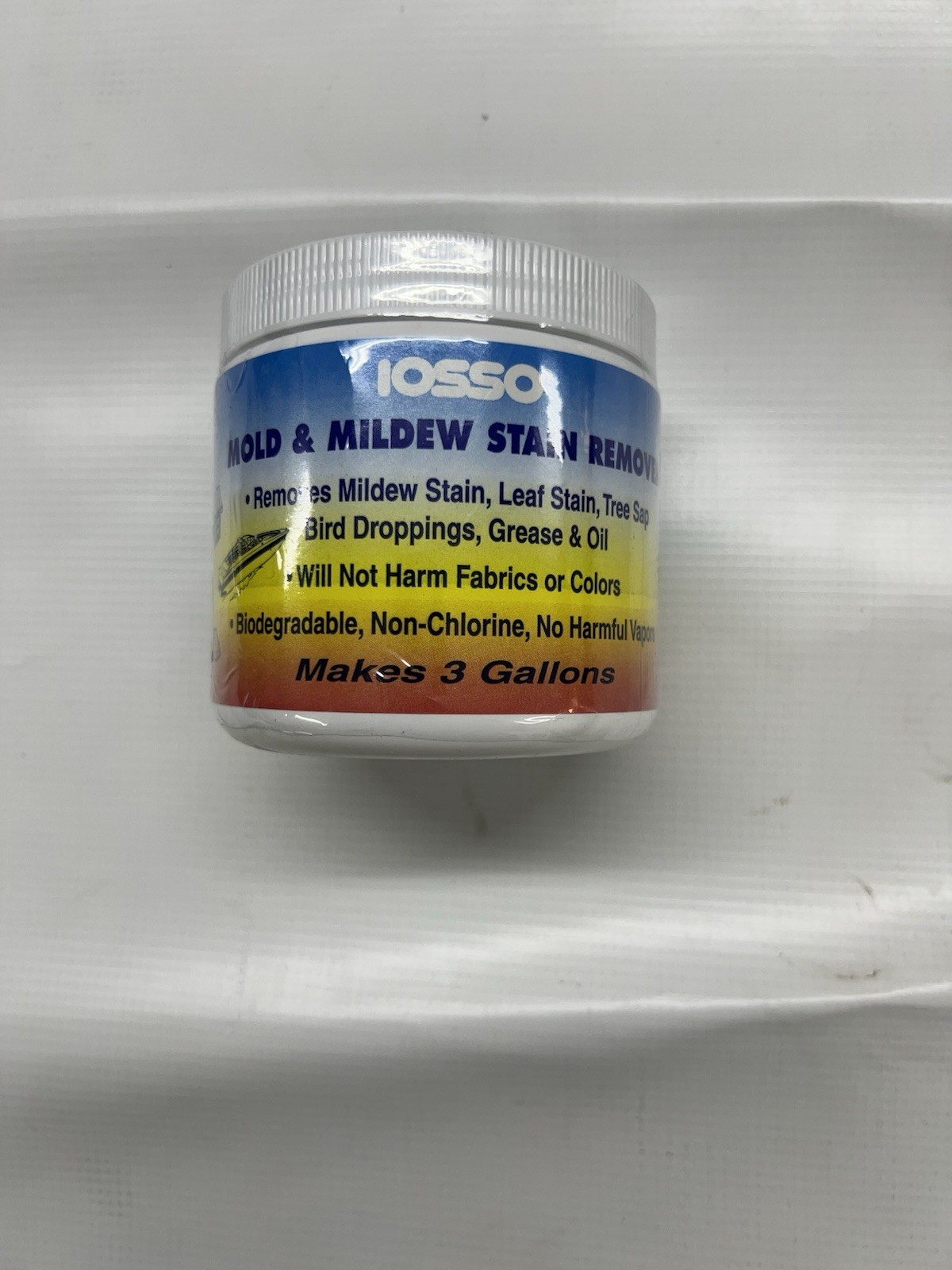 12oz IOSSO MOLD MOULD & MILDEW STAIN REMOVER Sail PVC Hypalon Canvas Tent Awning