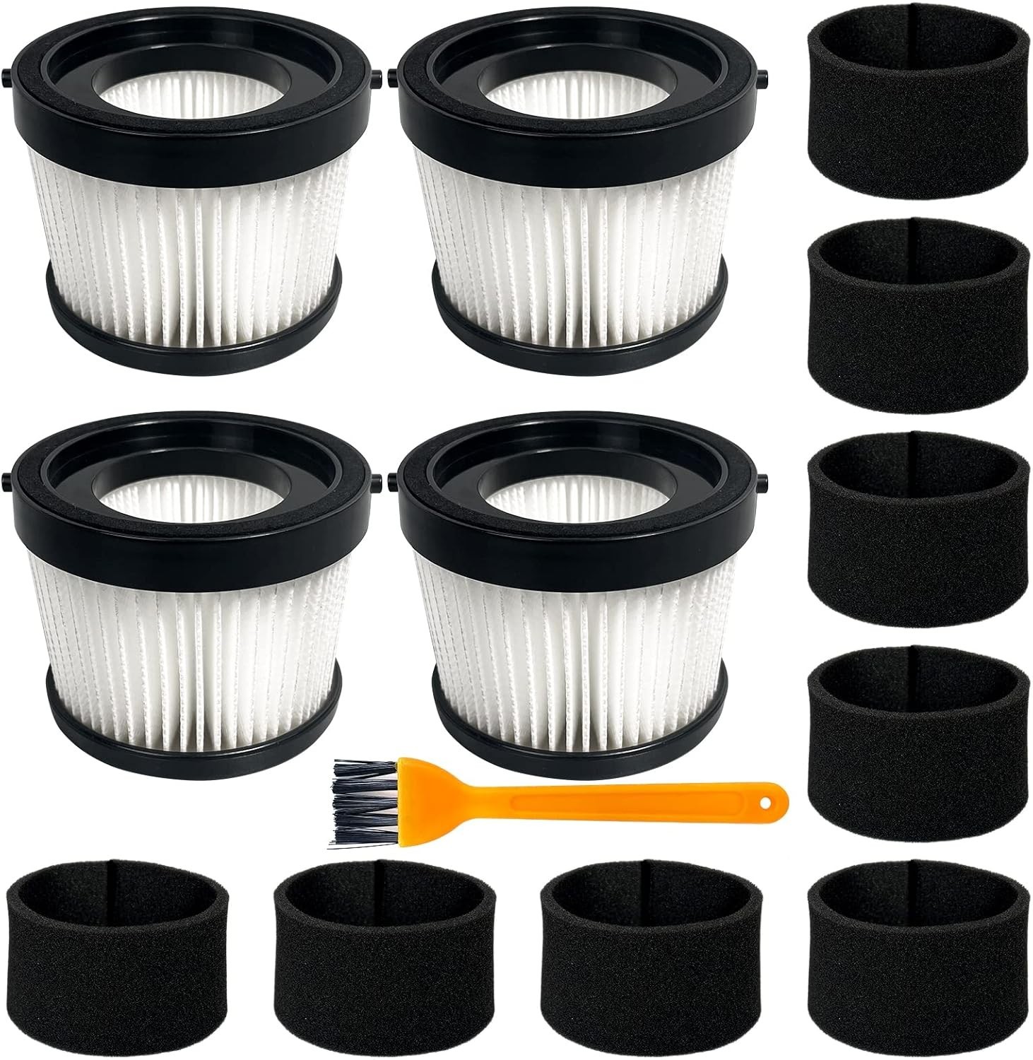 4 Pack DCV5011H HEPA Filter Compatible with DEWALT DCV501HB Cordless 4pcs