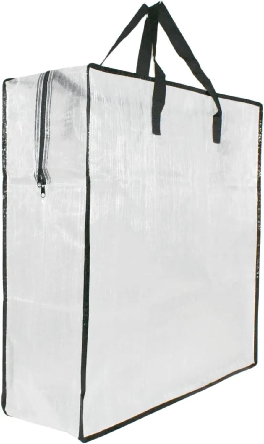 Clear Storage Bag with Zipper Handles for Blanket Clothes Moving Underbed Closet