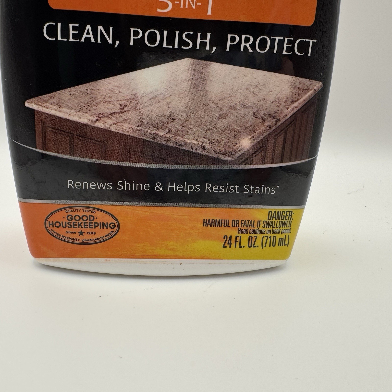 Weiman GRANITE & STONE Marble Countertops 3-IN-1 CLEAN POLISH PROTECT 24oz Spray