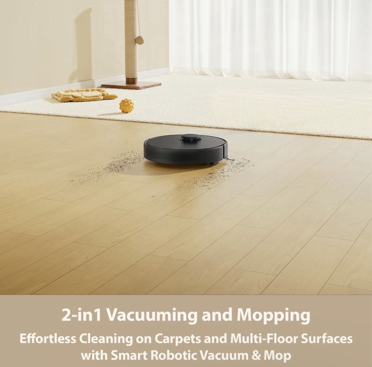 Dreame GoVac 200L Robot Vacuum & Mop 13,000Pa App Control Smart Mapping – SEALED
