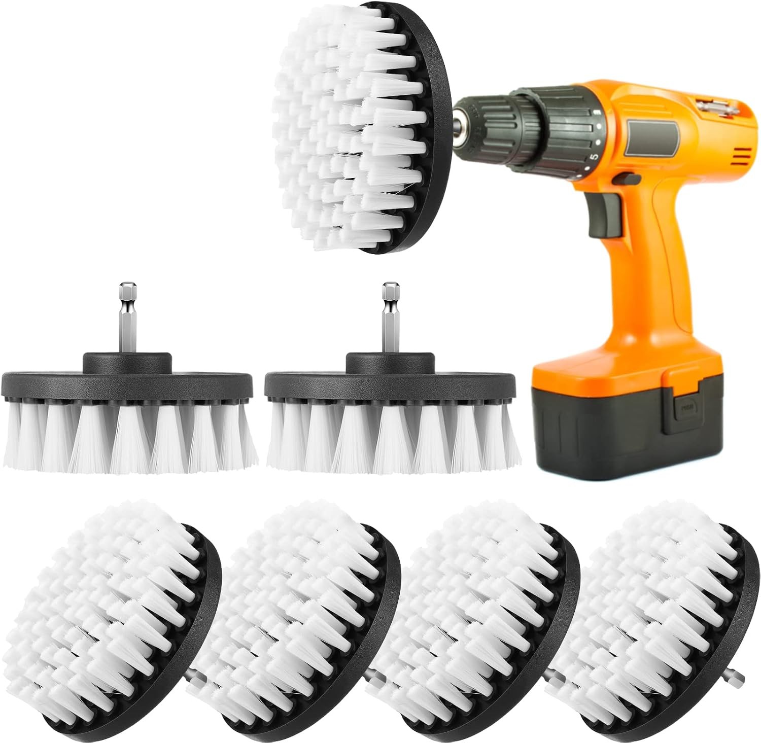 Drill Brush Attachment Power Scrubber Cleaning Kit Multi Purpose Drill Brush Set
