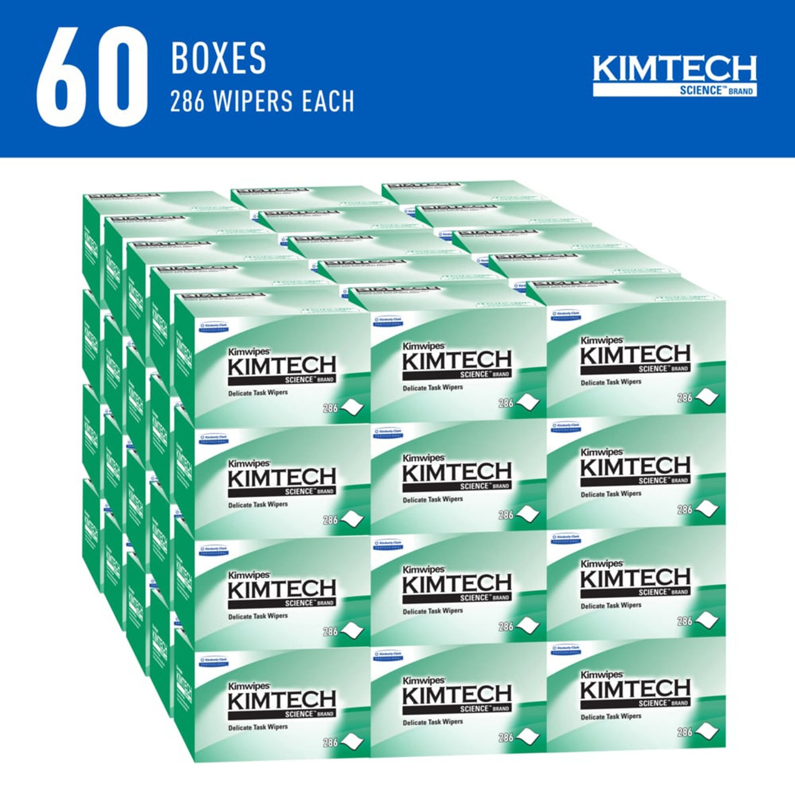 Kimberly Clark Task Wipers 4 X 8-1/5 Inch 34155 1 Pack 286 Wipes
