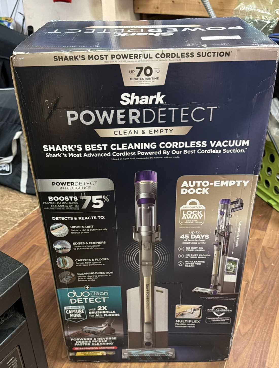 Shark PowerDetect Clean & Empty Cordless Stick Vacuum IP3251C Brand New