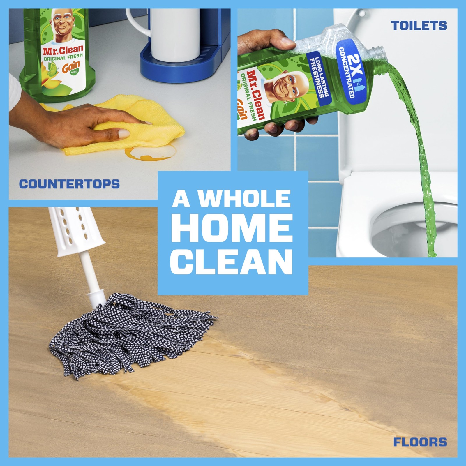 Mr. Clean All Purpose Cleaner, Floor Cleaner for Mopping 41 Fl Oz (Pack of 1)
