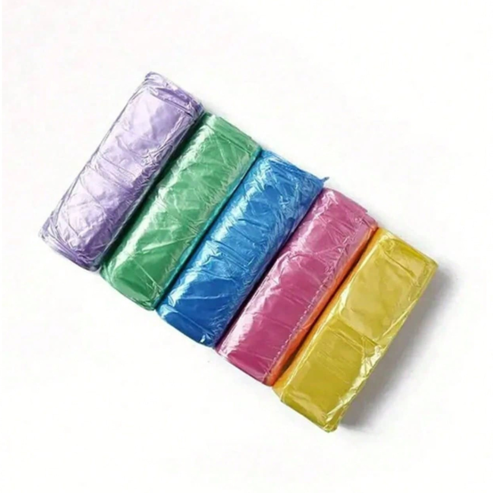 100 PCS 5 Gallon Trash Bags Kitchen Trash Bags Small Garbage Rubbish Bags 5 Roll