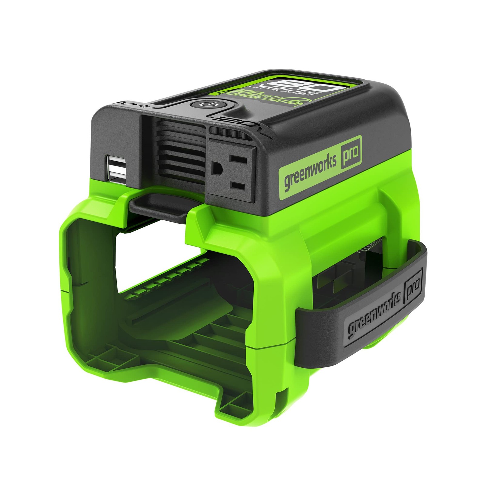 Pro 80V (300 Watt) Power Inverter, 120V Green