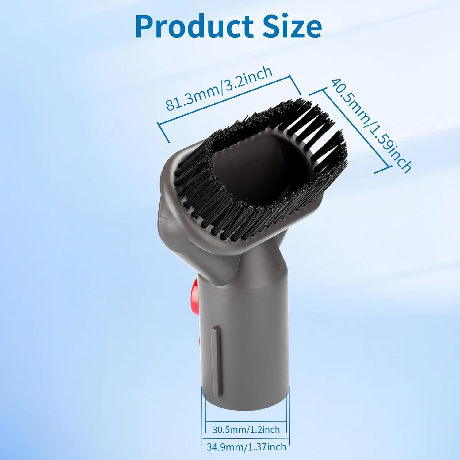 Stubborn Dirt Brush Vacuum Attachment Compatible for V7 V8 V10 V11 V15 Vacuum