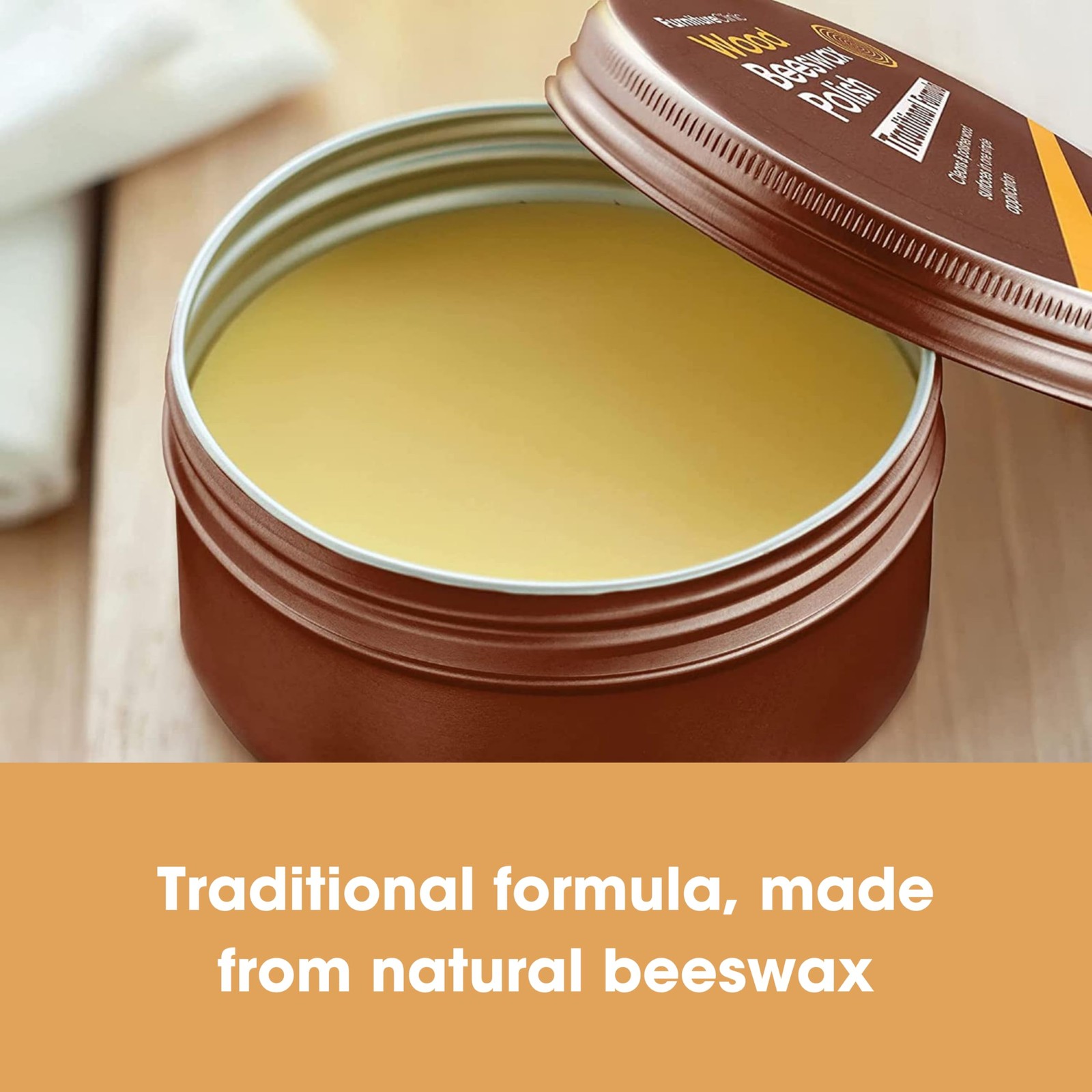 Beeswax Polish for Wood: Condition, Restore, Protect & Waterproof Furniture